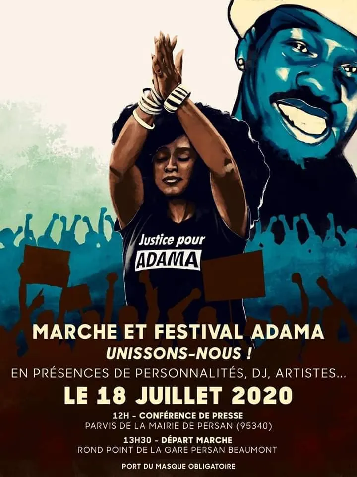 Marche pour Adama Traoré : "laissez-nous respirer !"