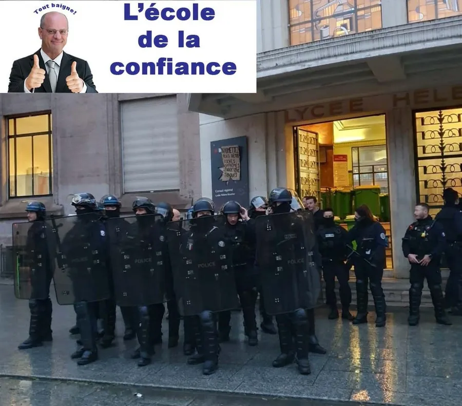 E3C : la CNT dénonce les interventions de la police devant les établissements